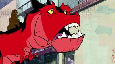 (grunts) - Marvel's Moon Girl and Devil Dinosaur