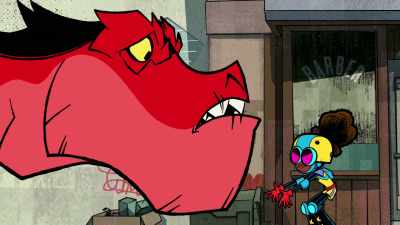 (grunts) - Marvel's Moon Girl and Devil Dinosaur