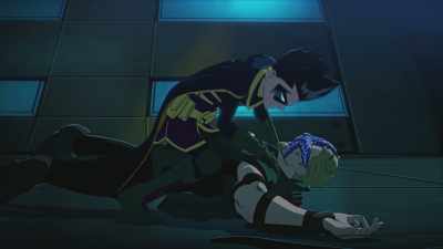 [grunts] - Batman and Superman: Battle of the Super Sons
