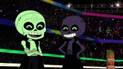 [ Grunts ] - Victor and Valentino
