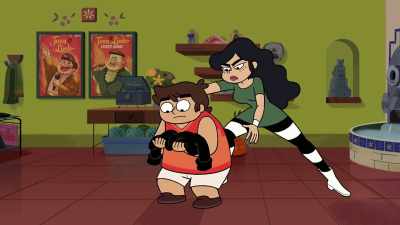 [ Grunts ] - Victor and Valentino