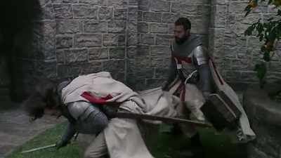 [ Grunts ] - Knightfall