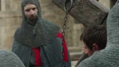 [ Grunts ] - Knightfall
