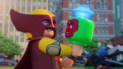 [grunts, screams] - LEGO Marvel Avengers: Mission Demolition