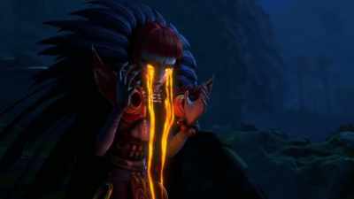 [grunts, shrieks] - Wizards: Tales of Arcadia