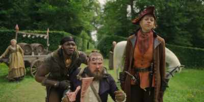 - [grunts, sighs]
-"Dear Nell, Moose and Honesty, - The Completely Made-Up Adventures of Dick Turpin