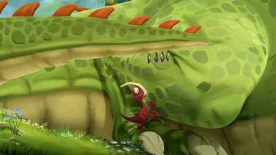 -(grunts)
-(snarling) - Gigantosaurus