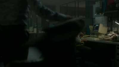 (grunts softly)
Come on. Let's grab a beer. - The Clearing