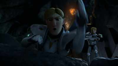 [grunts, yelps] - Wizards: Tales of Arcadia