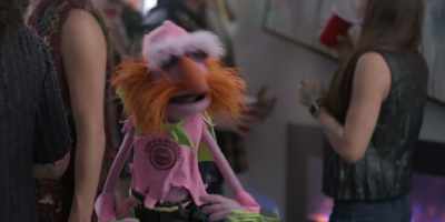 (GRUNTS) You're about to get
your pumpkin smashed, Billy boy. - The Muppets Mayhem