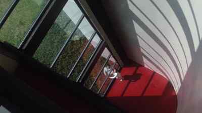 GUARD 1:
First floor lobby, check in. - Coma