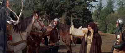 Guard, you may as well
water the horses. - The Black Shield of Falworth
