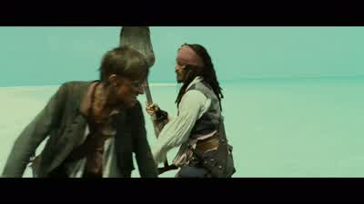 Guard the boat. - Pirates of the Caribbean: Dead Man's Chest