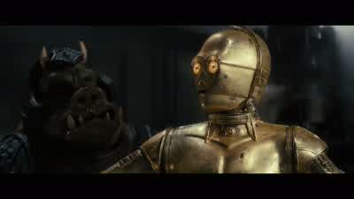 Guard! This protocol droid might be useful. Fit him with a restraining bolt and take him back up to - Star Wars: Episode VI   Return of the Jedi