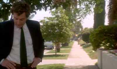 GUARD: Welcome back, Mr. Merrill.
Go right in. - Guilty by Suspicion