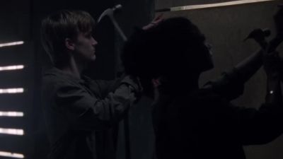 Guardians can't climb over that. - The Walking Dead
