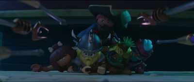 -(guards laughing)
-(groaning) - Playmobil: The Movie