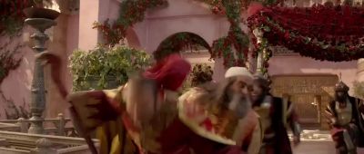 (GUARDS SHOUTING) - Aladdin