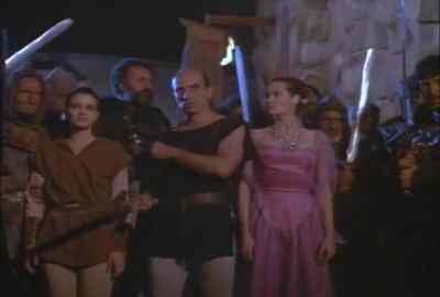 Guards, take her!
Move! - Deathstalker and the Warriors from Hell