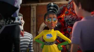 Guess your boyfriend
doesn't tell you everything. - Megamind vs. the Doom Syndicate