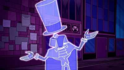 Guess I'll head off to...
[chuckles] ghost jail. - Teen Titans Go! Vs  Teen Titans