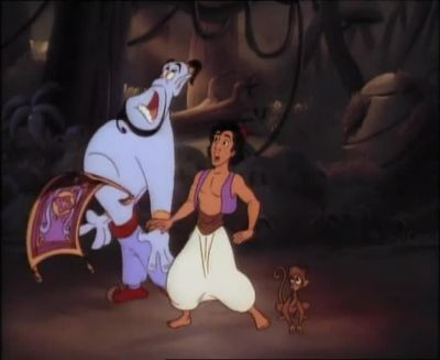 Guess this pretty much clears
up that ancient peril mystery! - Aladdin