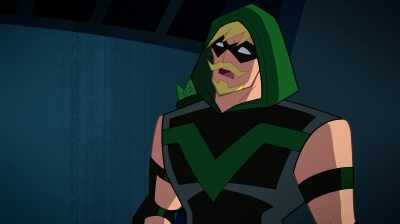 Guest? (STAMMERS) Maybe we
should check in with Batman. - Justice League Action
