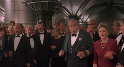 Guests Gasping I've managed to subdue the assailant - Johnny English