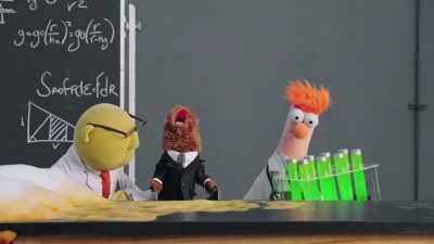 -(GUFFAWING)
-(BOTH EXCLAIM) - Muppets Now