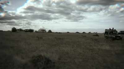 Guides talking on radio,
people talking to each other. - The Year Earth Changed