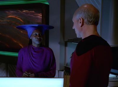 - Guinan.
- Captain. - Star Trek: The Next Generation