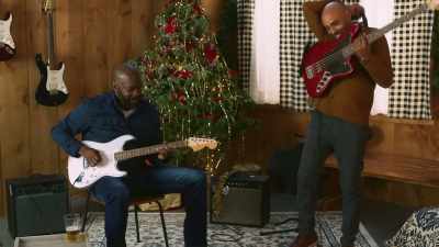 [guitar and bass jamming] - A Christmas Exchange