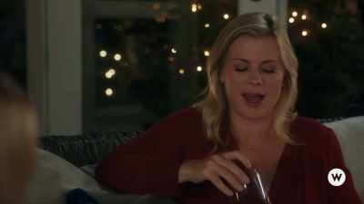 Gulp. Um, yeah.
I, uh, I ran into him today. - A Magical Christmas Village