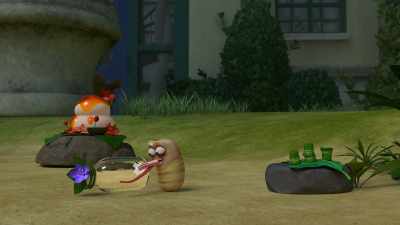 - [gulping]
- [growls, grunts] - Larva Family