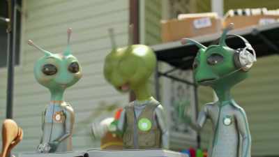 [gulping] - Alien TV