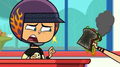 (Gulps, big fart) - Total DramaRama