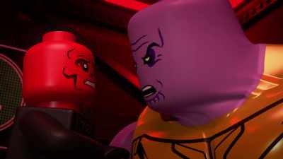 [gulps] Yes, well, - LEGO Marvel Avengers: Time Twisted