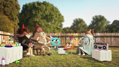 >> Gumball: Wow!
What a great party.
Yeah, it was really good, but we - The Amazing World of Gumball