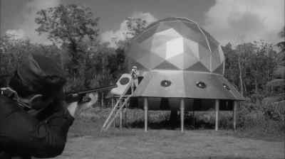 (gun bangs) - Frankenstein Meets the Spacemonster