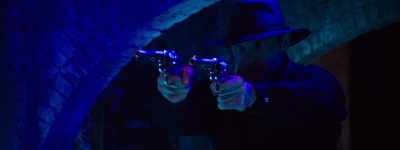(gun firing) - Death Rider in the House of Vampires