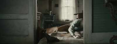 - [gunfire continues]
- [door slams] - Old Henry