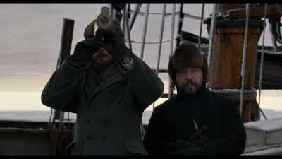 -[GUNFIRE]
-It's why Baxter likes him. - The North Water