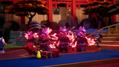 [gunfire] - LEGO Ninjago: Dragons Rising