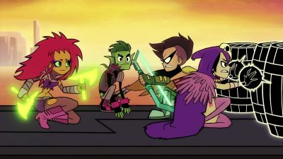 [gunfire] - Teen Titans Go!