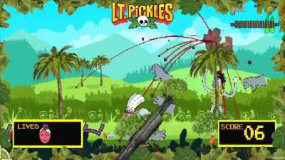 [gunfire] - Kidding