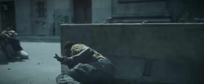-[gunfire]
-[screaming] - Outside the Wire