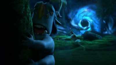 -[Gunmar growls]
-[Deya grunts] - Wizards: Tales of Arcadia