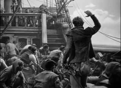 Gunners, stand by to rake her stern! - The Sea Hawk