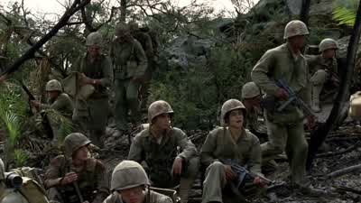 - Gunny, get someone from mortars. - The Pacific