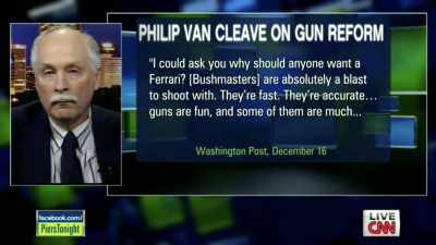 Guns are fun." - Who Is America?